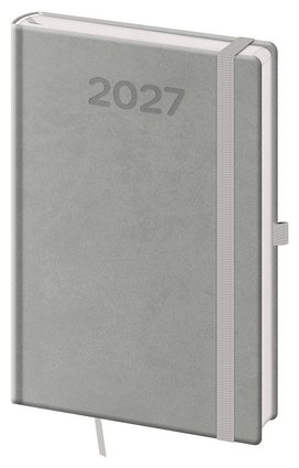 Týdenní diář 2027 A5 Print Pop šedý