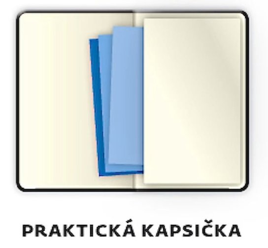 Týdenní diář 2027 A5 Print Pop žlutý