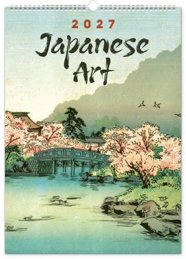 Vintage plakáty Japonské umění 2027 - nástěnný kalendář
