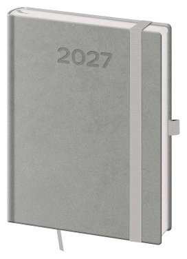 Týdenní diář 2027 B6 Print Pop šedý