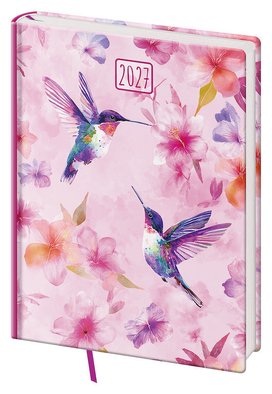 Týdenní diář 2027 B6 Vario Lyra Colibri