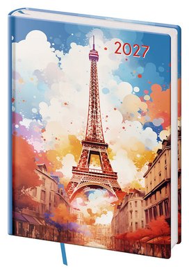 Týdenní diář 2027 B6 Vario Lyra Paris