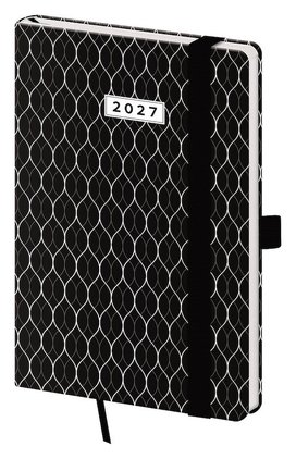 Kapesní diář 2027 A6 Vario Nexus s gumičkou
