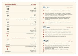 Týdenní diář 2027 B6 Lunární Sen s gumičkou