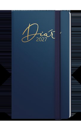 Týdenní diář 2027 Jakub Luxi kapesní modrá
