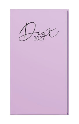Týdenní diář 2027 Jakub Pastel kapesní fialová