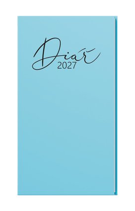 Týdenní diář 2027 Jakub Pastel kapesní modrá