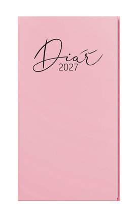 Týdenní diář 2027 Jakub Pastel kapesní růžová