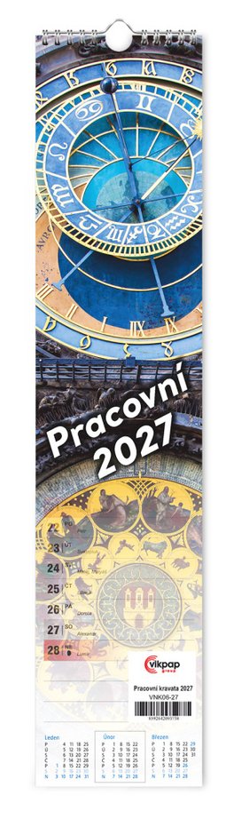 Pracovní 2027 - nástěnný kalendář, kravata
