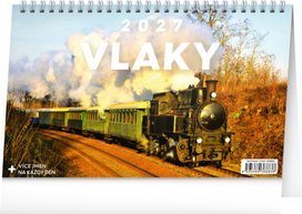 Vlaky 2027 - stolní kalendář