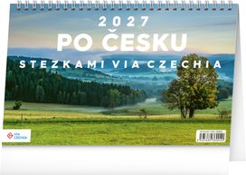 Po Česku stezkami Via Czechia 2027 - stolní kalendář