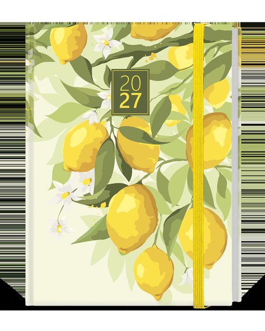 Týdenní diář 2027 Prokop Lamino B6 Citron