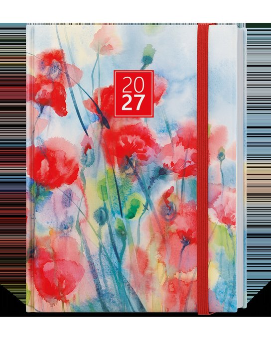 Týdenní diář 2027 Prokop Lamino B6 Květy