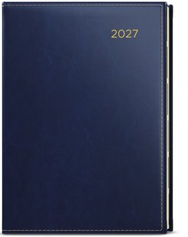 Denní diář 2027 Ctirad s výsekem Premier A5 modrá