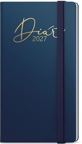 Týdenní diář 2027 Jakub Luxi kapesní modrá
