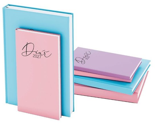 Týdenní diář 2027 Prokop Pastel B6 fialová
