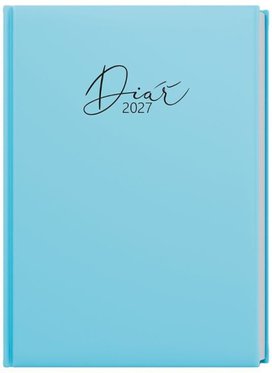 Týdenní diář 2027 Prokop Pastel B6 modrá