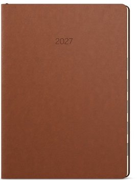 Denní diář 2027 Maxim B5 hnědá