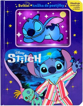 Stitch Svítící knížka do postýlky