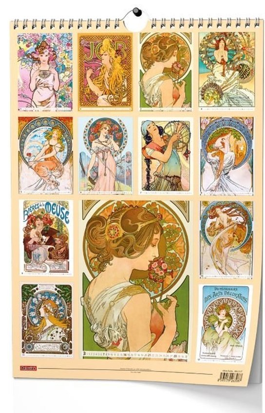Alfons Mucha 2027 - nástěnný kalendář