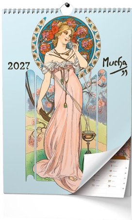 Alfons Mucha 2027 - nástěnný kalendář