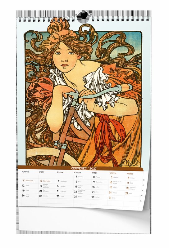 Alfons Mucha 2027 - nástěnný kalendář