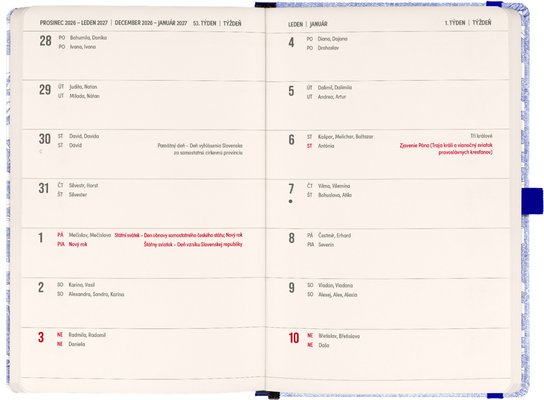Planbook diář Pod mořem 2027