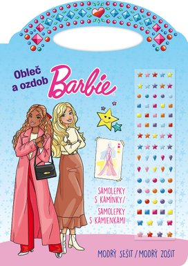 Barbie modrý sešit/zošit