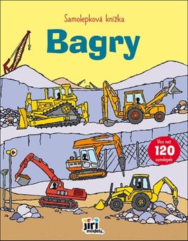 Samolepková knížka Bagry