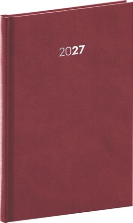 Týdenní diář Balakon 2027 bordó