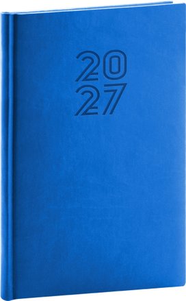Týdenní diář Aprint 2027 modrý