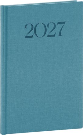 Týdenní diář Biella 2027 modrý