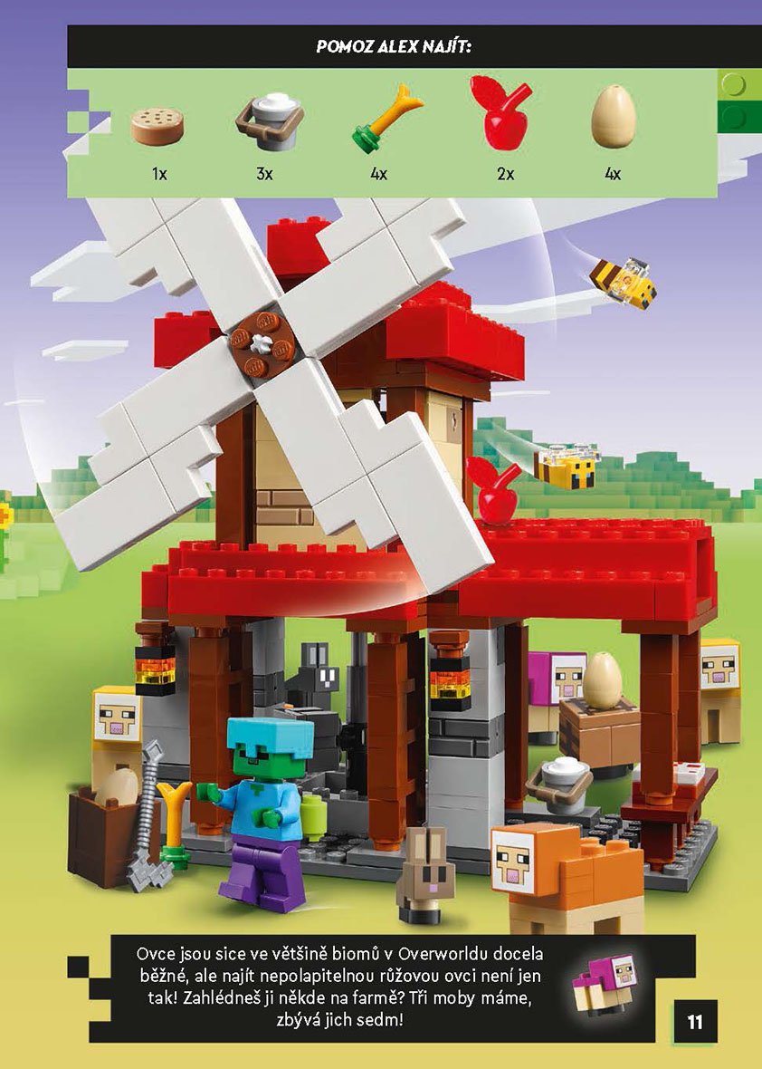 LEGO® Minecraft® Výprava za vzácnými moby