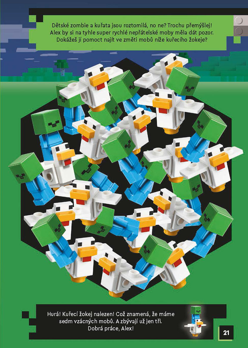 LEGO® Minecraft® Výprava za vzácnými moby