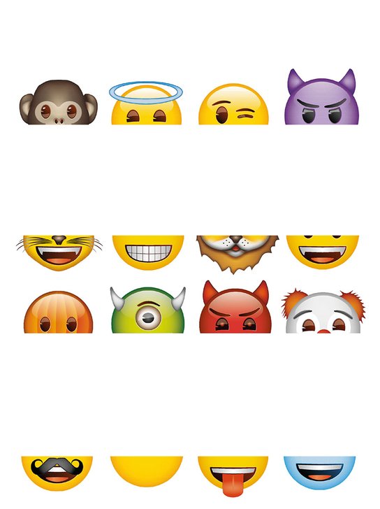 Emoji oficiální kniha samolepek