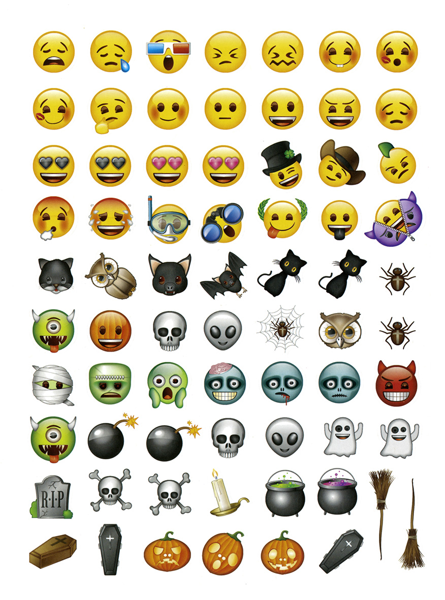 Emoji oficiální kniha samolepek