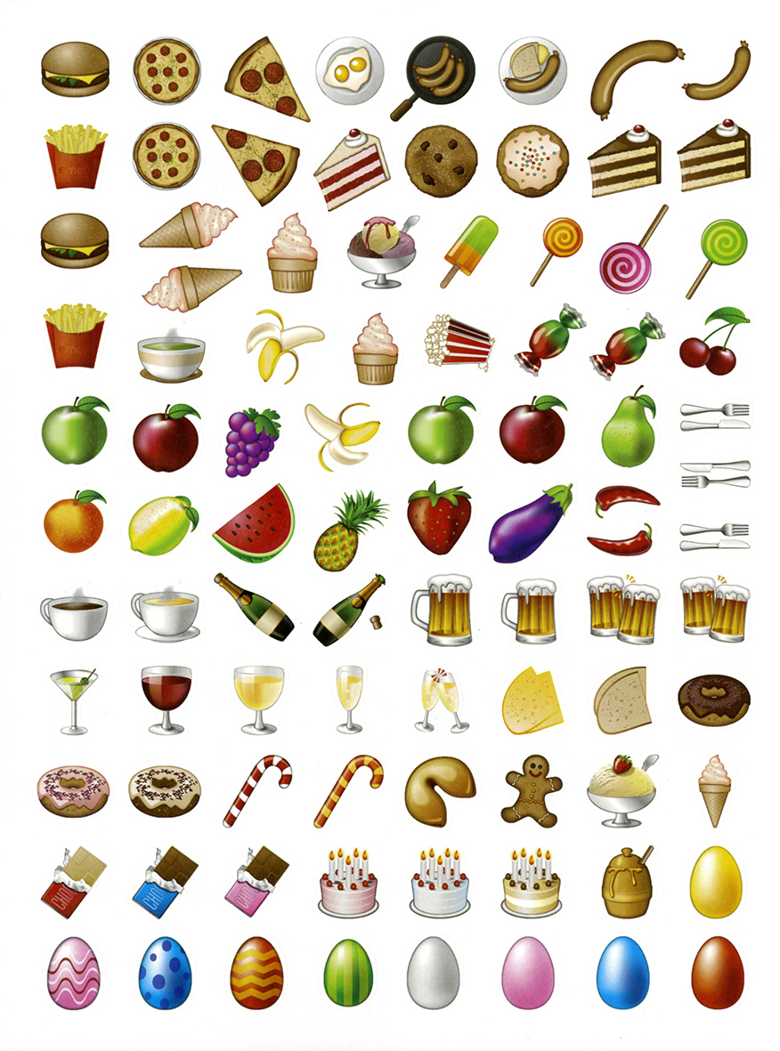 Emoji oficiální kniha samolepek