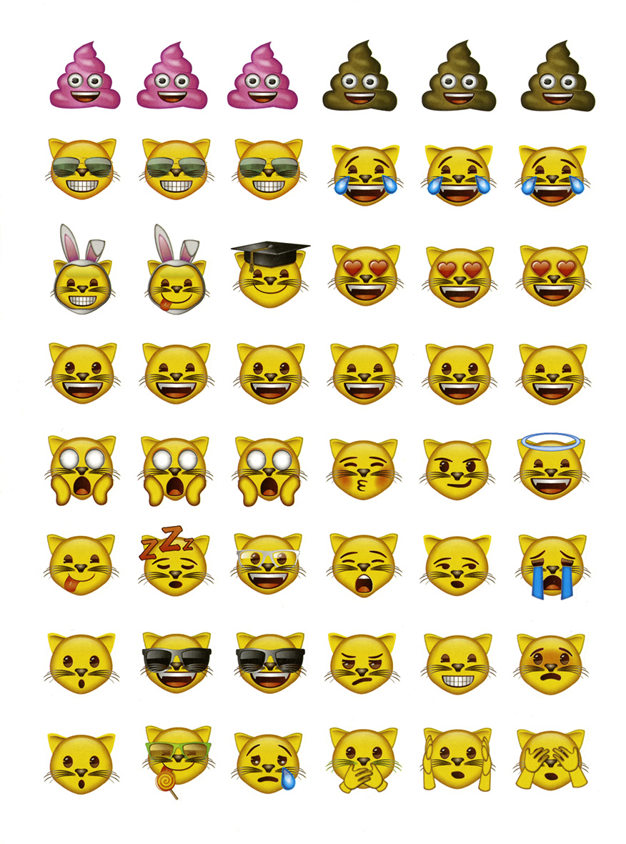 Emoji oficiální kniha samolepek