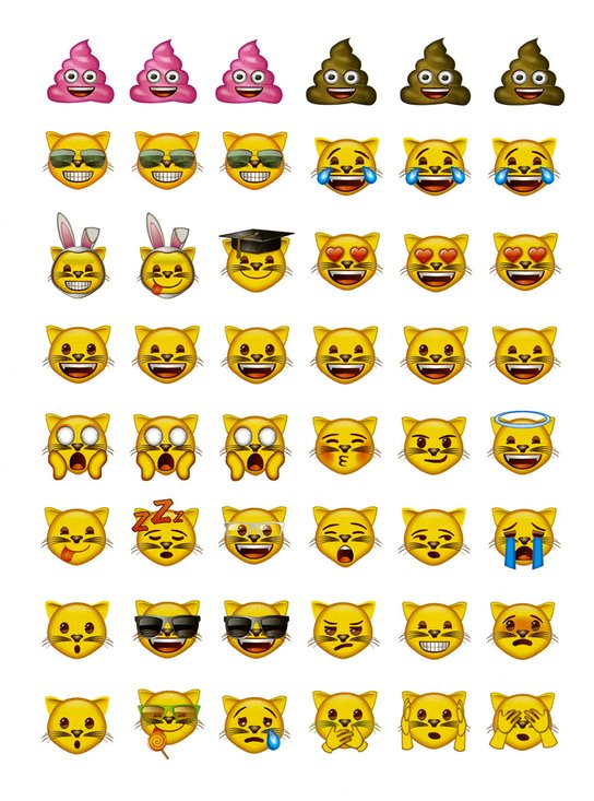 Emoji oficiální kniha samolepek