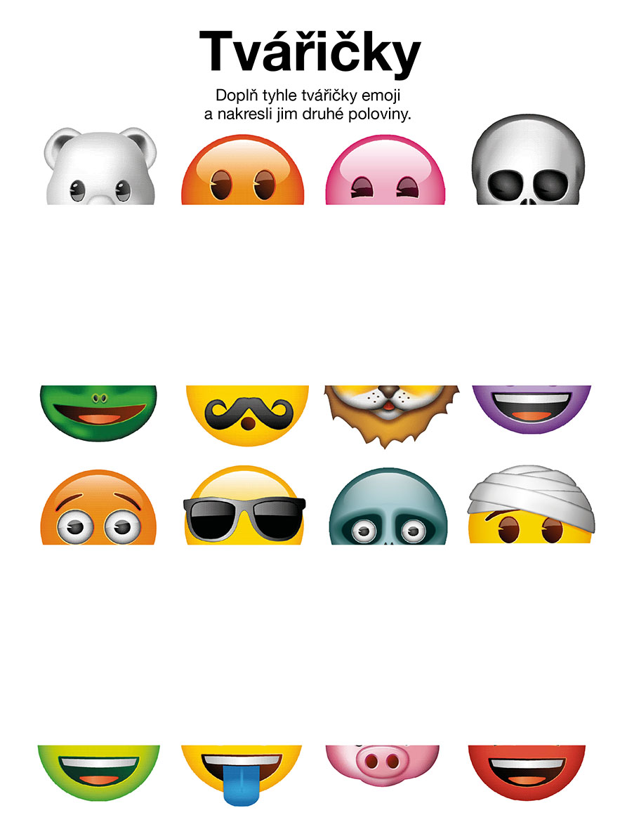 Emoji oficiální kniha samolepek