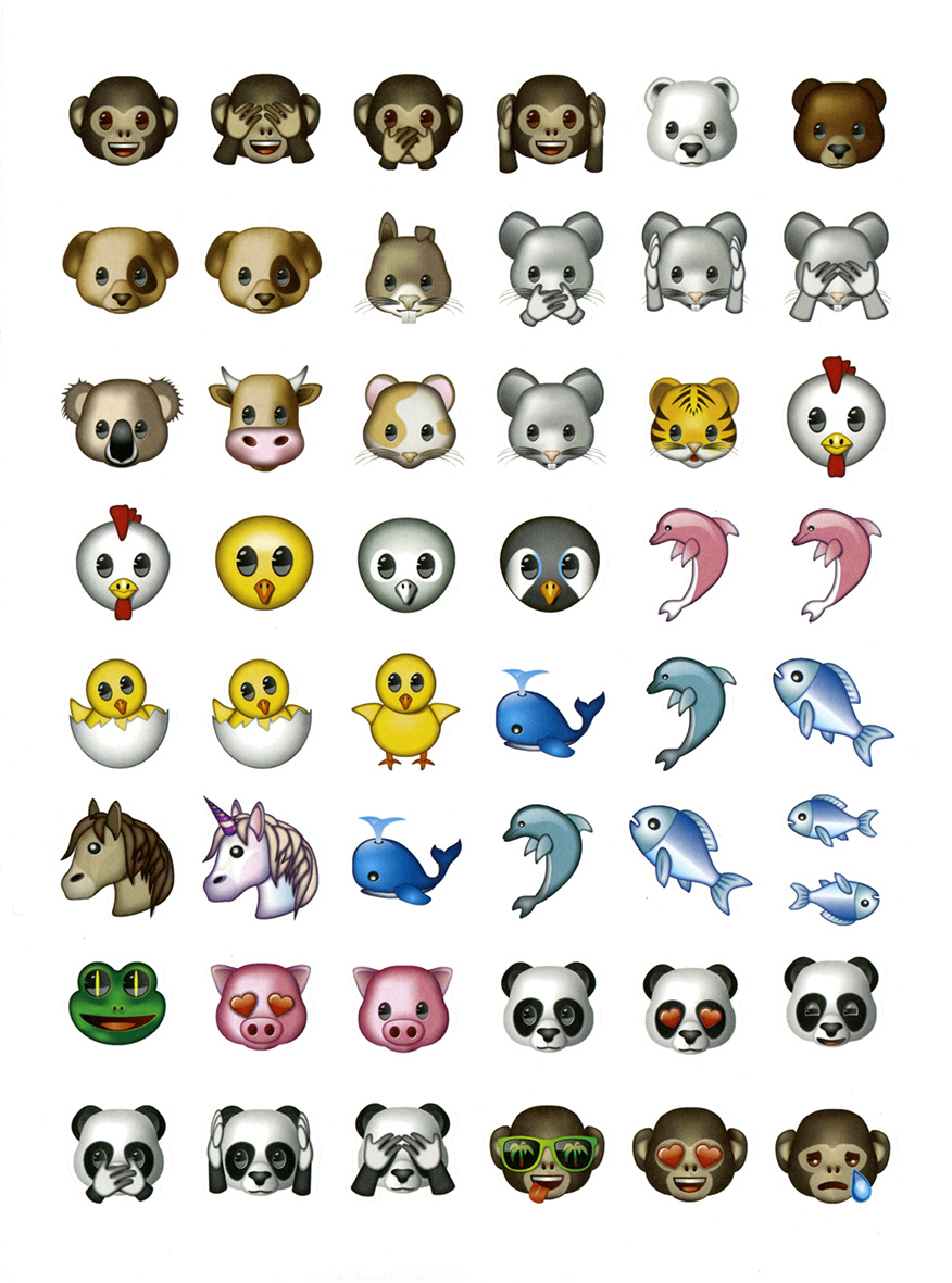 Emoji oficiální kniha samolepek