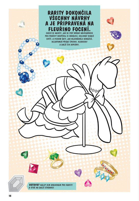 My Little Pony Aktivity s hračkou - Rarity