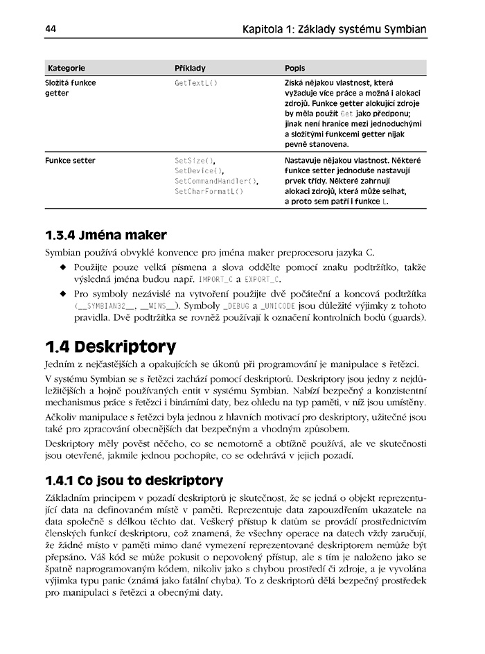 Programujeme aplikace pro Symbian OS