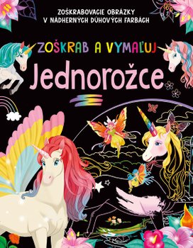 Zoškrab a vymaľuj Jednorožce