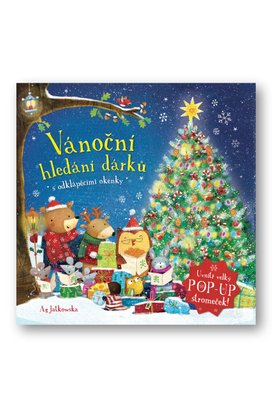 Vánoční hledání dárků s odklápěcími okénky