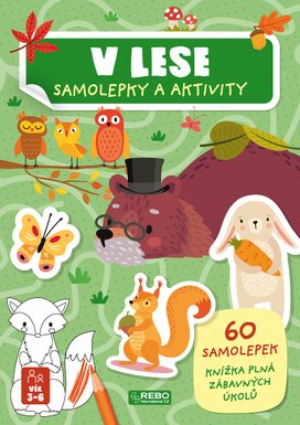 V lese samolepky a aktivity
