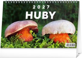 Huby 2027 - stolový kalendár