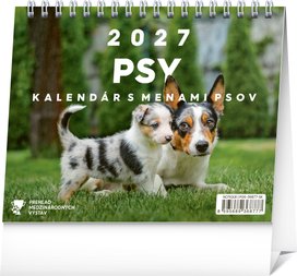 Psy 2027 - stolový kalendár