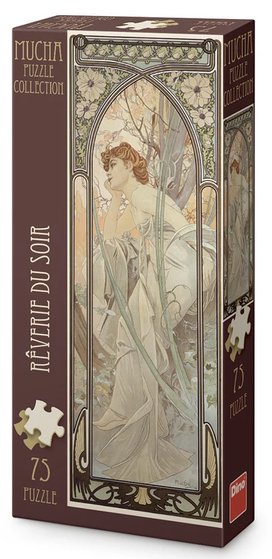 Puzzle 75 Alfons Mucha Snění večera
