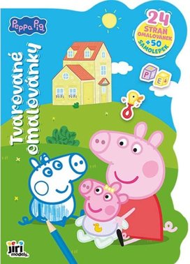 Tvarované omalovánky Prasátko Peppa